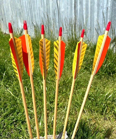 (RTS IN STOCK) READY TO SHOOT ARROWS 11/32 60-65# 32" (6 PACK) (SK3)