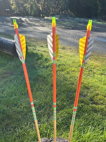 (ARROWS IN STOCK) HUNTER EXTREME ELITE ARROWS 5/16 LESS THAN 30-POUND SPINE (6 PACK) (SK120)