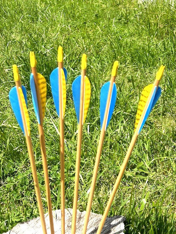 (RTS IN STOCK) READY TO SHOOT ARROWS 11/32 55-60# 30" (ONE DOZEN) (SK2)