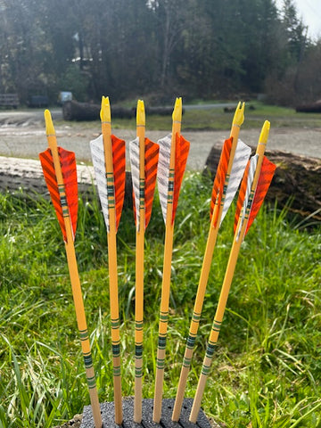(SALES ITEM) FANCY ARROWS 11/32 30-35# (6 PACK) (FA101)