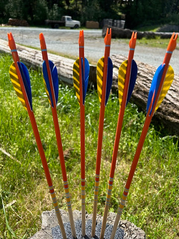 (SALES ITEM) HUNTER ELITE ARROWS 5/16 LESS THAN 30-POUND SPINE; 28.5" DOZENS (HE1-HE6)