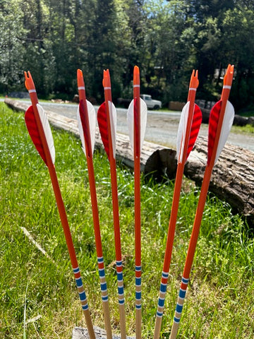 (SALES ITEM) HUNTER ELITE ARROWS 5/16 LESS THAN 30-POUND SPINE; 28.5" DOZENS (HE1-HE6)