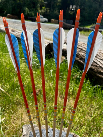 (SALES ITEM) HUNTER ELITE ARROWS 5/16 LESS THAN 30-POUND SPINE; 28.5" DOZENS (HE1-HE6)