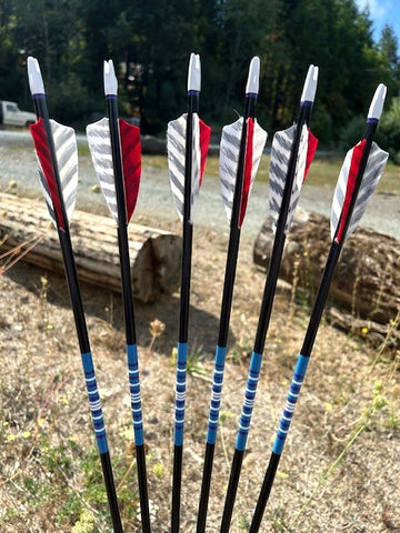 (SALES ITEM) NIGHTFALL ARROWS 5/16 40-45# (8 PACK) (NF702)