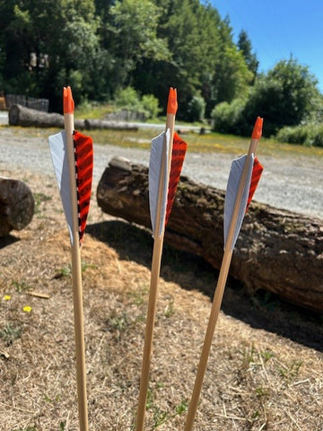 (RTS IN STOCK) READY TO SHOOT ARROWS 5/16 35-40# 30" (ONE DOZEN) (SK112)