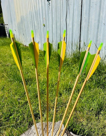 (RTS IN STOCK) READY TO SHOOT ARROWS 5/16 40-45# 32" (ONE DOZEN) (SK156)