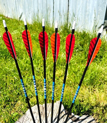 (ARROWS IN STOCK) NIGHTFALL ARROWS 5/16 LESS THAN 30-POUND# 28.5" (6 PACK) (SK159)