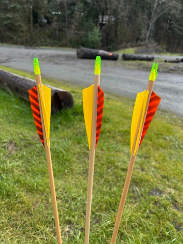 (RTS IN STOCK) READY TO SHOOT ARROWS 5/16 40-45# 32" (ONE DOZEN) (SK255)