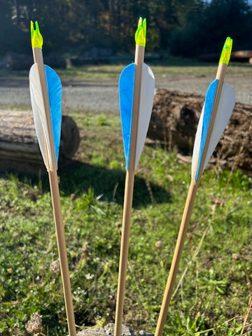 (RTS IN STOCK) READY TO SHOOT ARROWS 5/16 35-40# 28.5" (ONE DOZEN) (SK515)