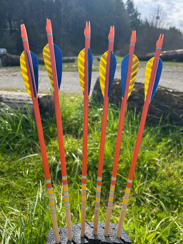 (SALES PAGE) HUNTER ELITE ARROWS 5/16 LESS THAN 30# 28.5" (6 PACK) (HE10)