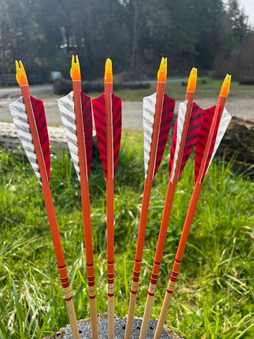 (SALES PAGE) HUNTER HARVEST ARROWS 11/32 30-35# (6 PACK) (HH100)