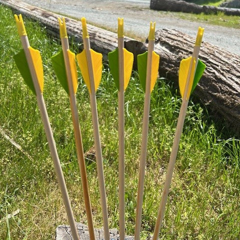 (SALES ITEM) KIDDIE ARROWS 5/16 26.5" 5 PACK/6 PACK (KD2, KD3)