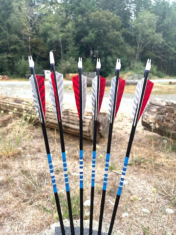 (SALES ITEM) HUNTER NIGHTFALL ARROWS 5/16 30-35# 30" (6 PACK) (NF35)