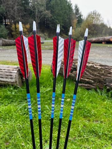 (SALES ITEM) NIGHTFALL ARROWS 11/32 50-55# 30" (5 PACK) (NF5)