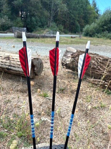 (SALES ITEM) NIGHTFALL ARROWS 5/16 30-35# 28.5" (3 PACK) (NF711)