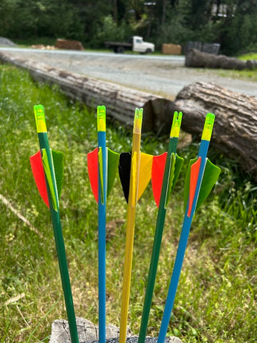 (SALES ITEM) RAINBOW KIDDIE BOUQUET 5/16 24 1/2" 5 PACK; 30" 6 PACK (RBKD17, RBKD18)