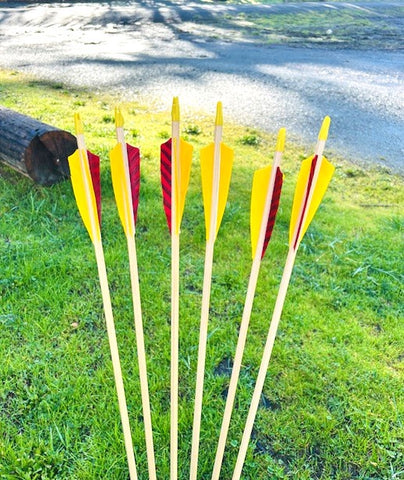 (RTS IN STOCK) READY TO SHOOT ARROWS  5/16 35-40# 32" (ONE DOZEN) (SK005)