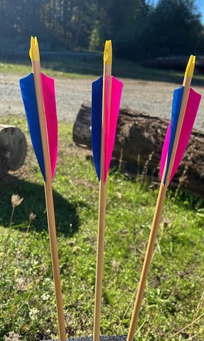 (RTS IN STOCK) READY TO SHOOT ARROWS 11/32 40-45# 32" (ONE DOZEN) (SK103)