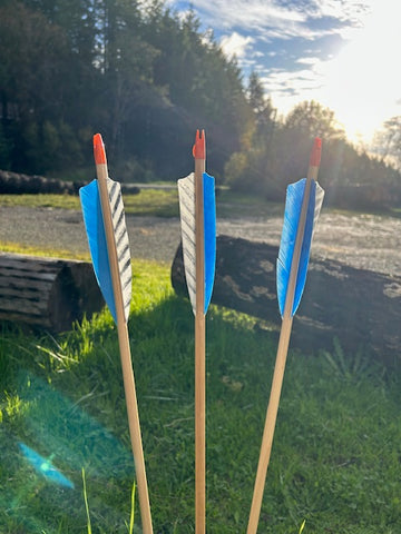 (RTS IN STOCK) READY TO SHOOT ARROWS 11/32 30-35# 30" (ONE DOZEN) (SK131)