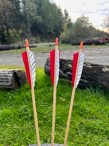 (RTS IN STOCK) READY TO SHOOT ARROWS 11/32 30-35# 30" (ONE DOZEN) (SK135)