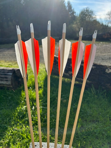 (RTS IN STOCK) READY TO SHOOT ARROWS 5/16 35-40# 32" (ONE DOZEN) (SK137)