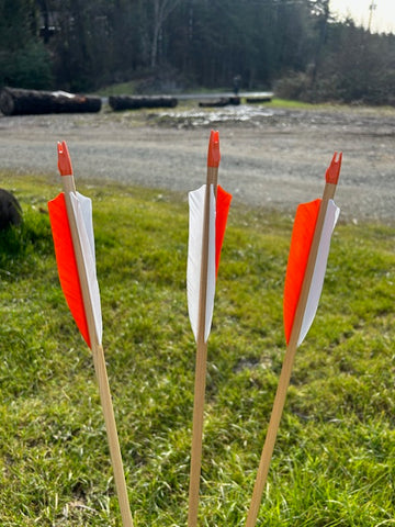 (RTS IN STOCK) READY TO SHOOT ARROWS 11/32 <30# 30" (ONE DOZEN) (SK132)