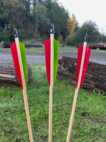 (RTS IN STOCK) READY TO SHOOT ARROWS 11/32 40-45# 28.5" (ONE DOZEN) (SK1)