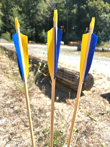 (RTS IN STOCK) READY TO SHOOT ARROWS 11/32 55-60# 30" (ONE DOZEN) (SK202)