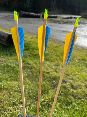 (RTS IN STOCK) READY TO SHOOT ARROWS 5/16 40-45# 32" (ONE DOZEN) (SK253)