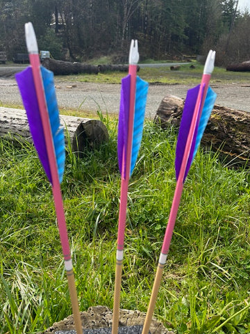 (ARROWS IN STOCK) HUNTER PRIME ARROWS 11/32 50-55# 30" (ONE DOZEN) (SK37)