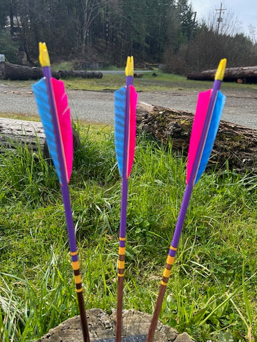 (ARROWS IN STOCK) HUNTER ELITE ARROWS 11/32 40-45# 30" (ONE DOZEN) (SK38)