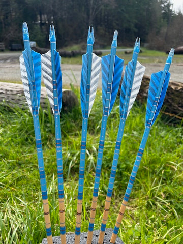 (SALES ITEM) FANCY ARROWS 11/32 30-35# (6 PACK) (SK39)