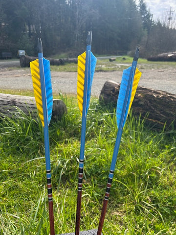 (ARROWS IN STOCK) HUNTER ELITE ARROWS 11/32 45-50# (ONE DOZEN) (SK46)