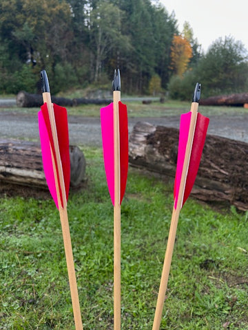 (RTS IN STOCK) READY TO SHOOT ARROWS 11/32 40-45# 28.5" (ONE DOZEN) (SK4)