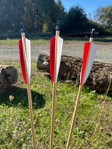 (RTS IN STOCK) READY TO SHOOT ARROWS 11/32 60-65# 32" (ONE DOZEN) (SK500)