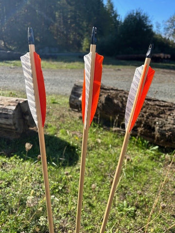 (RTS IN STOCK) READY TO SHOOT ARROWS 11/32 60-65# 32" (ONE DOZEN) (SK501)