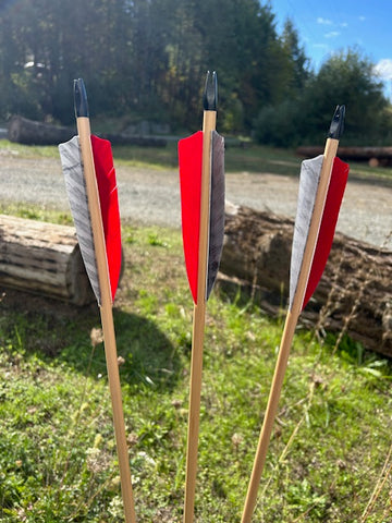(RTS IN STOCK) READY TO SHOOT ARROWS 11/32 60-65# 32" (ONE DOZEN) (SK504)