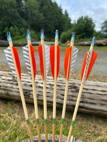 (ARROWS IN STOCK) HUNTER PRIME ARROWS 11/32 30-35# 28.5" (6 PACK) (SK529)