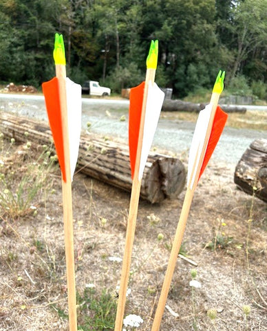 (RTS IN STOCK) READY TO SHOOT ARROWS 11/32 35-40# 30" (ONE DOZEN) (SK529)