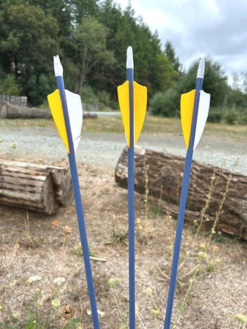 (ARROWS IN STOCK) HUNTER UTILITY ARROWS 5/16 30-35# 32" (ONE DOZEN) (SK596)