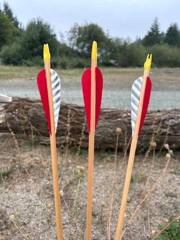 (RTS IN STOCK) READY TO SHOOT ARROWS 11/32 55-60# 32" (ONE DOZEN) (SK598)