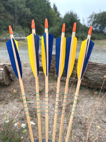 (ARROWS IN STOCK) HUNTER SELECT ARROWS 23/64 55-60# (6 PACK) (SK600)