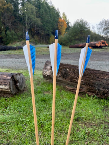 (RTS IN STOCK) READY TO SHOOT ARROWS 11/32 55-60# 32" (ONE DOZEN) (SK6)