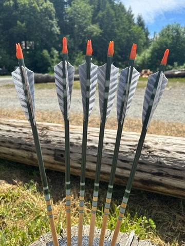 (ARROWS IN STOCK) HUNTER EXTREME ELITE ARROWS 11/32 30-35# 28.5" (6 PACK) (SK9)
